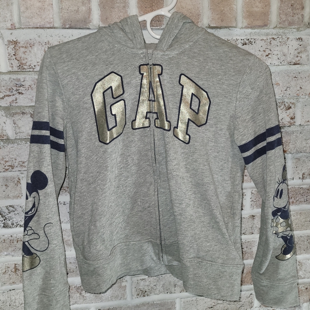 Gap-Disney hooded Mickey and Minnie Zip up.
